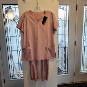 SET - Scrubletics Scrub Top, Jogger Scrub Pant and Health Pro Scrub Top